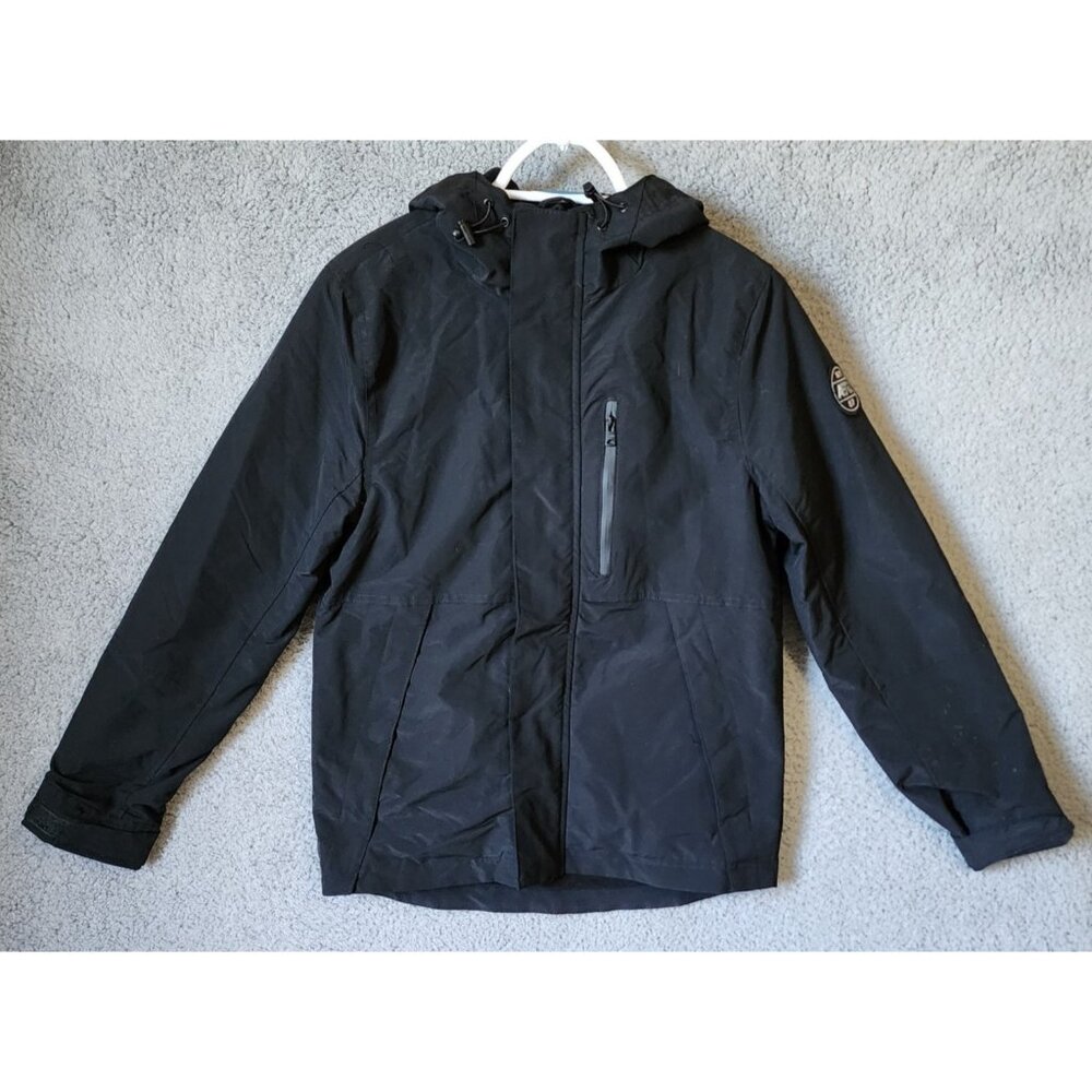 NEW Aeropostale Women's Size XS Zip‎ Up Hooded Lined Winter Jacket Coat Black